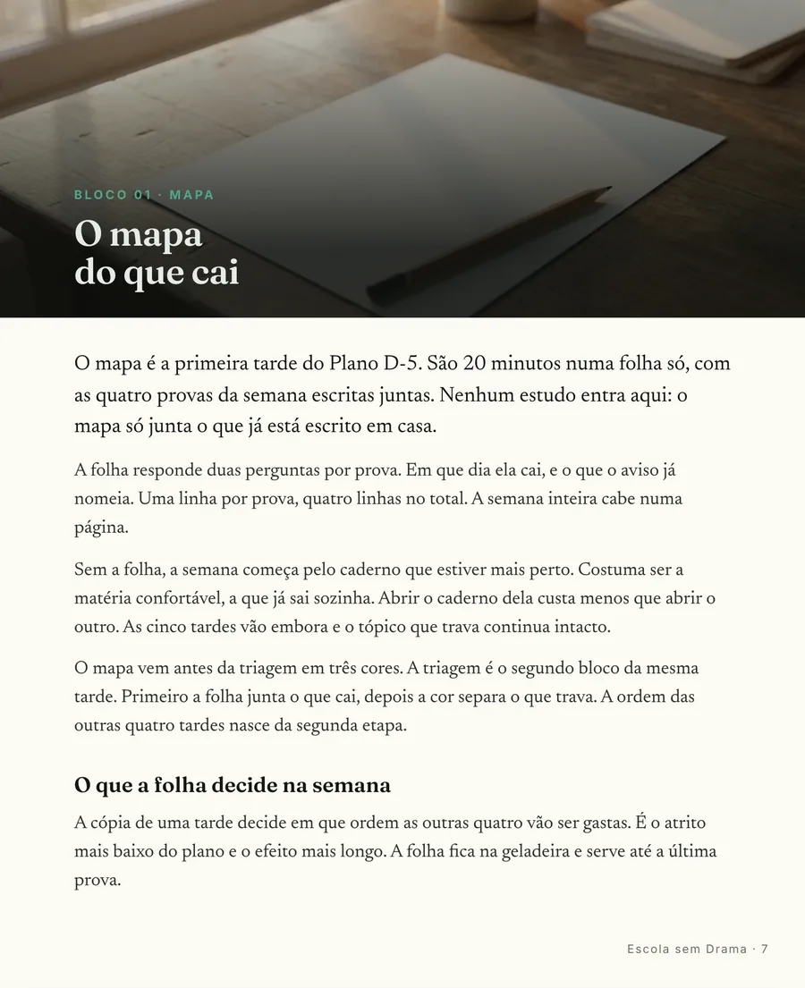 Página real do guia: Abertura de bloco